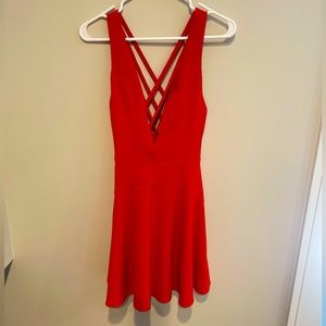 NBD Red Mini Dress
